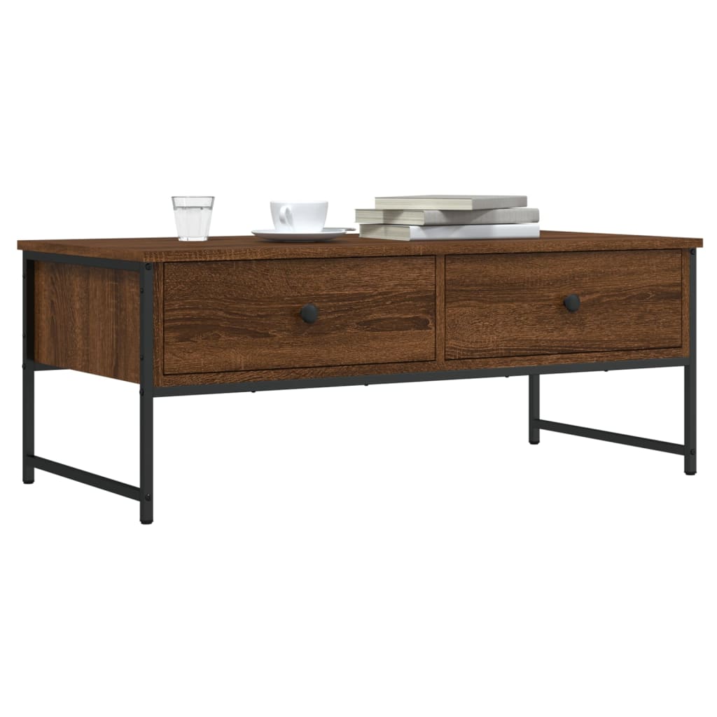 Salontafel 101X49X39,5 Cm Bewerkt Hout