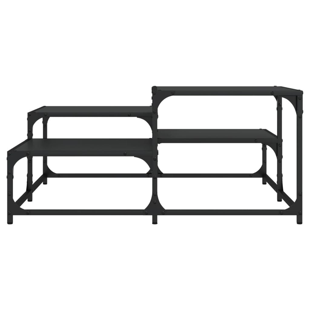Salontafel 87,5X87,5X40 Cm Bewerkt Hout
