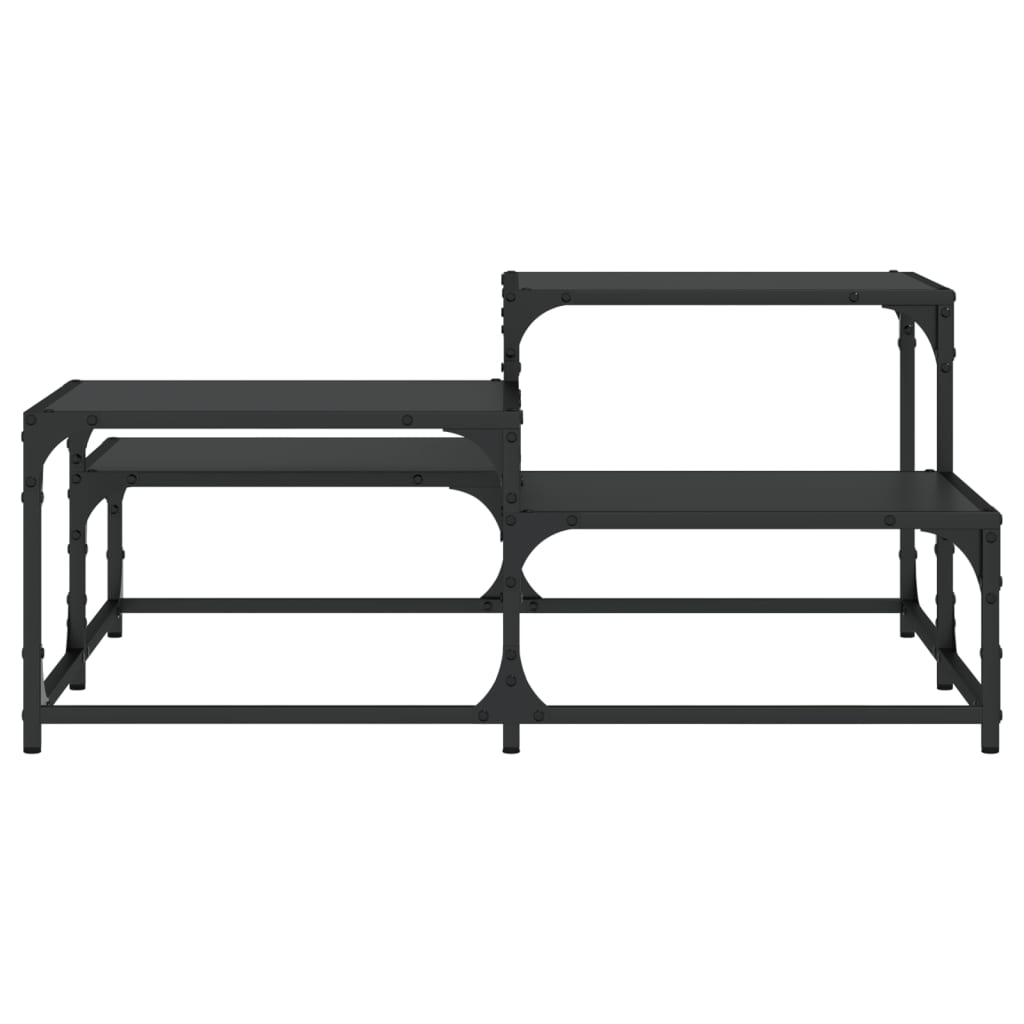 Salontafel 87,5X87,5X40 Cm Bewerkt Hout