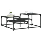 Salontafel 87,5X87,5X40 Cm Bewerkt Hout