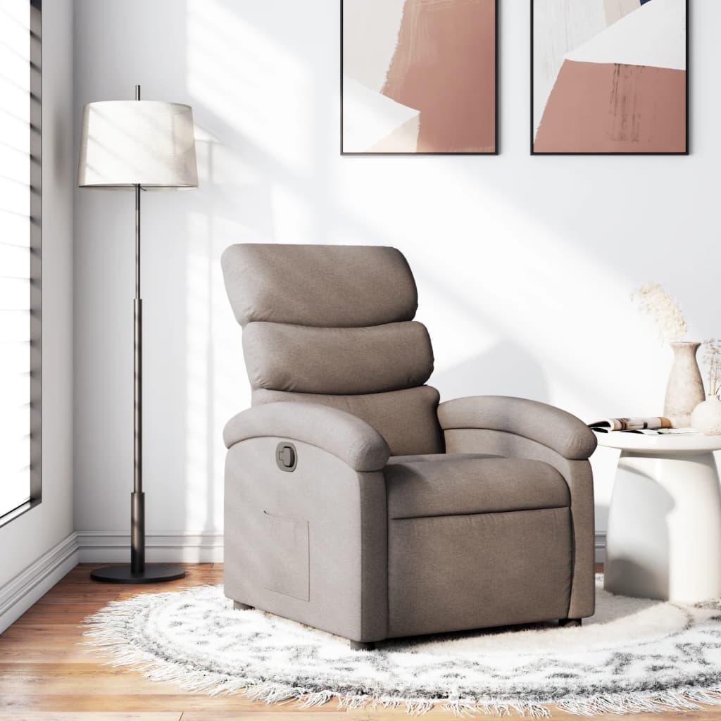 Massagestoel Verstelbaar Stof Taupe