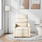 Fauteuil Verstelbaar Stof Kleurig Crème
