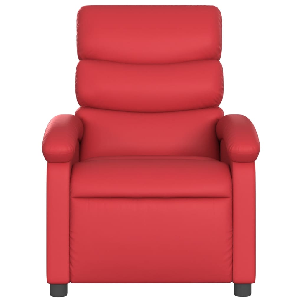Massagestoel Verstelbaar Kunstleer Rood