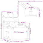 Fauteuil Verstelbaar Stof Taupe