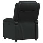 Fauteuil Verstelbaar Kunstleer Zwart