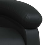 Fauteuil Verstelbaar Kunstleer Zwart