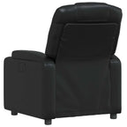 Fauteuil Verstelbaar Kunstleer Zwart
