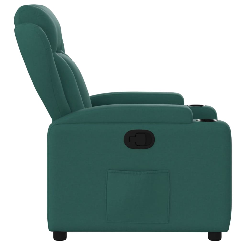 Fauteuil Verstelbaar Stof Donkergroen