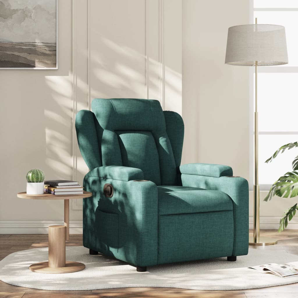 Fauteuil Verstelbaar Stof Donkergroen