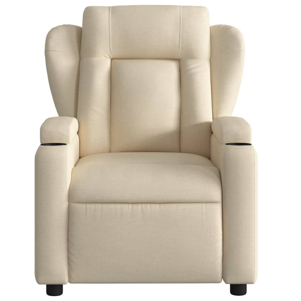 Fauteuil Verstelbaar Stof Kleurig Crème