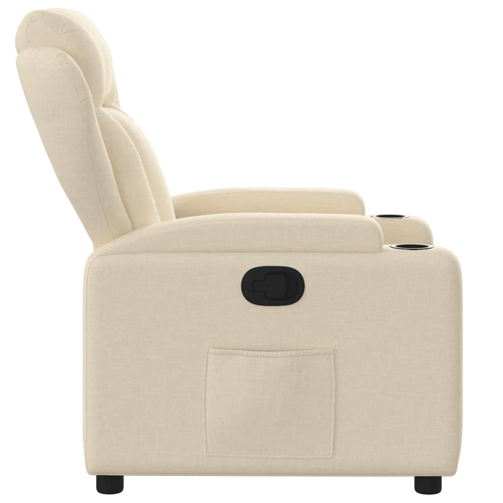Fauteuil Verstelbaar Stof Kleurig Crème