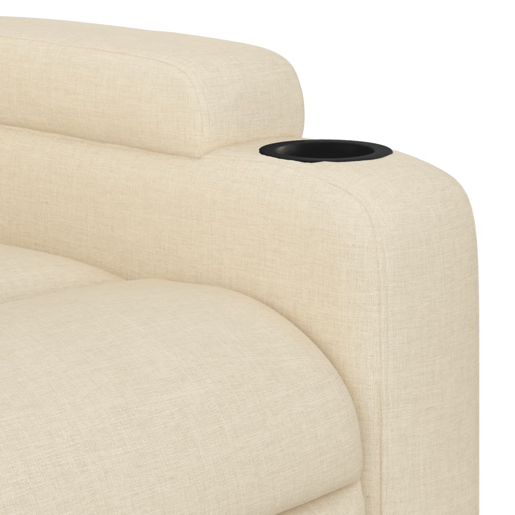 Fauteuil Verstelbaar Stof Kleurig Crème