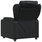 Fauteuil Verstelbaar Kunstleer Zwart