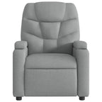 Fauteuil Verstelbaar Stof Lichtgrijs