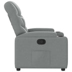 Fauteuil Verstelbaar Stof Lichtgrijs
