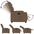 Fauteuil Verstelbaar Stof Bruin