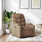 Fauteuil Verstelbaar Stof Bruin