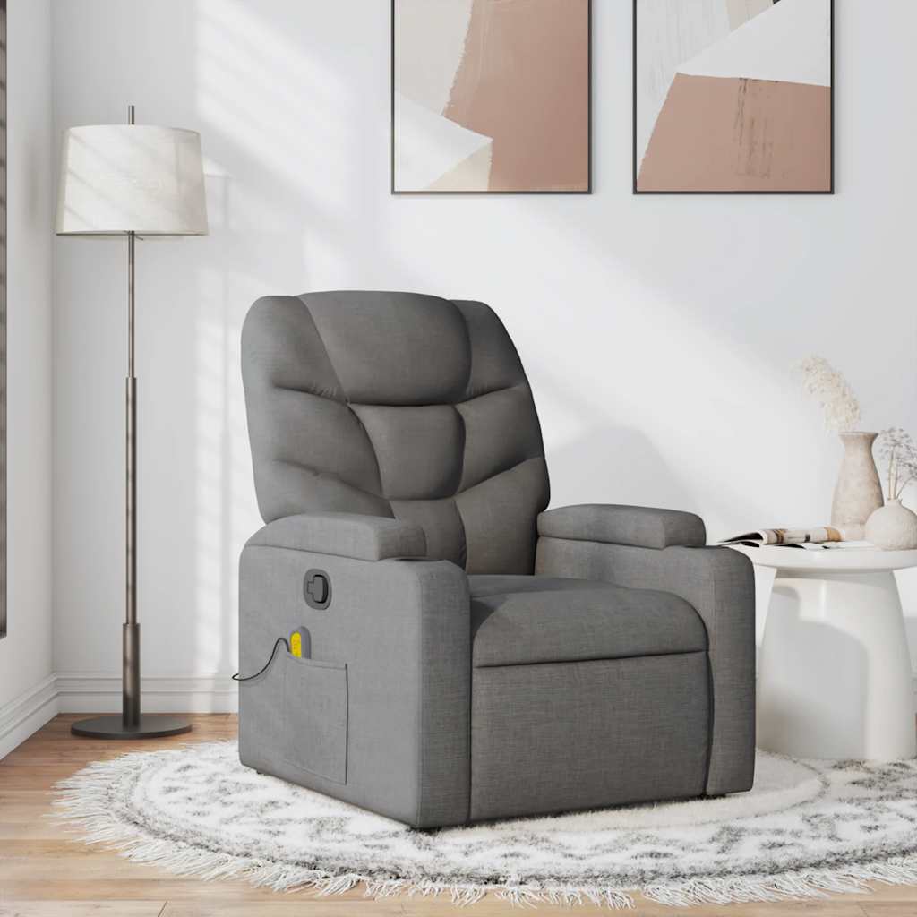 Fauteuil Verstelbaar Stof Donkergrijs