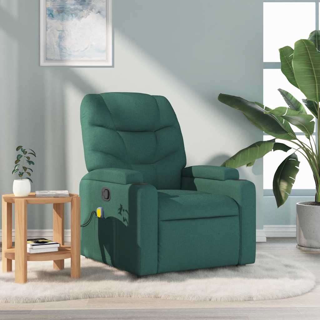Fauteuil Verstelbaar Stof Donkergroen