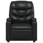 Fauteuil Verstelbaar Kunstleer Zwart