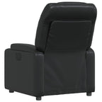 Fauteuil Verstelbaar Kunstleer Zwart