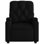 Fauteuil Verstelbaar Stof Zwart