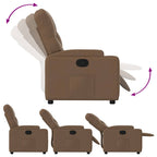 Fauteuil Verstelbaar Stof Bruin