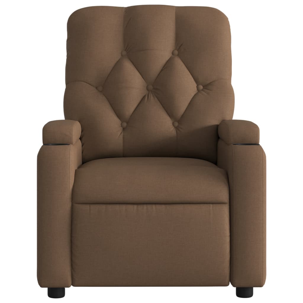 Fauteuil Verstelbaar Stof Bruin