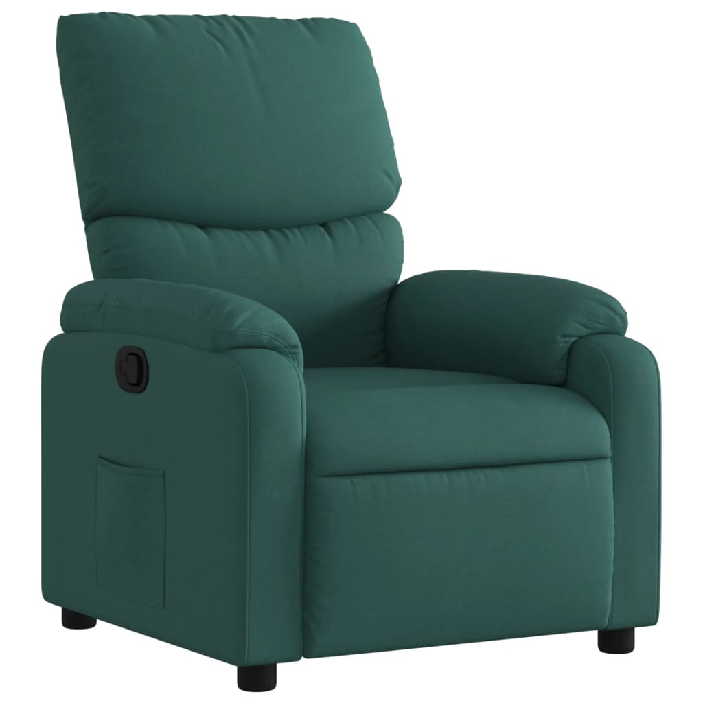 Fauteuil Verstelbaar Stof Donkergroen