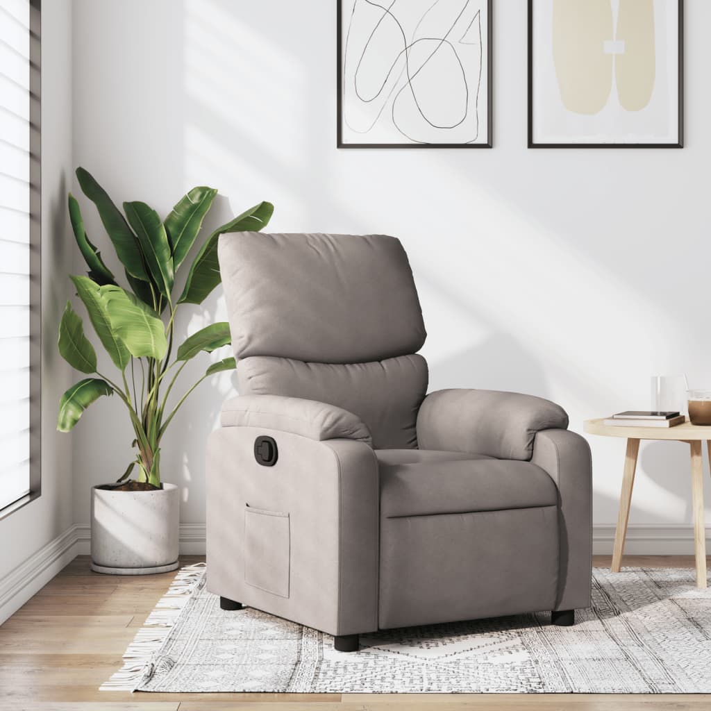 Massagestoel Verstelbaar Stof Taupe