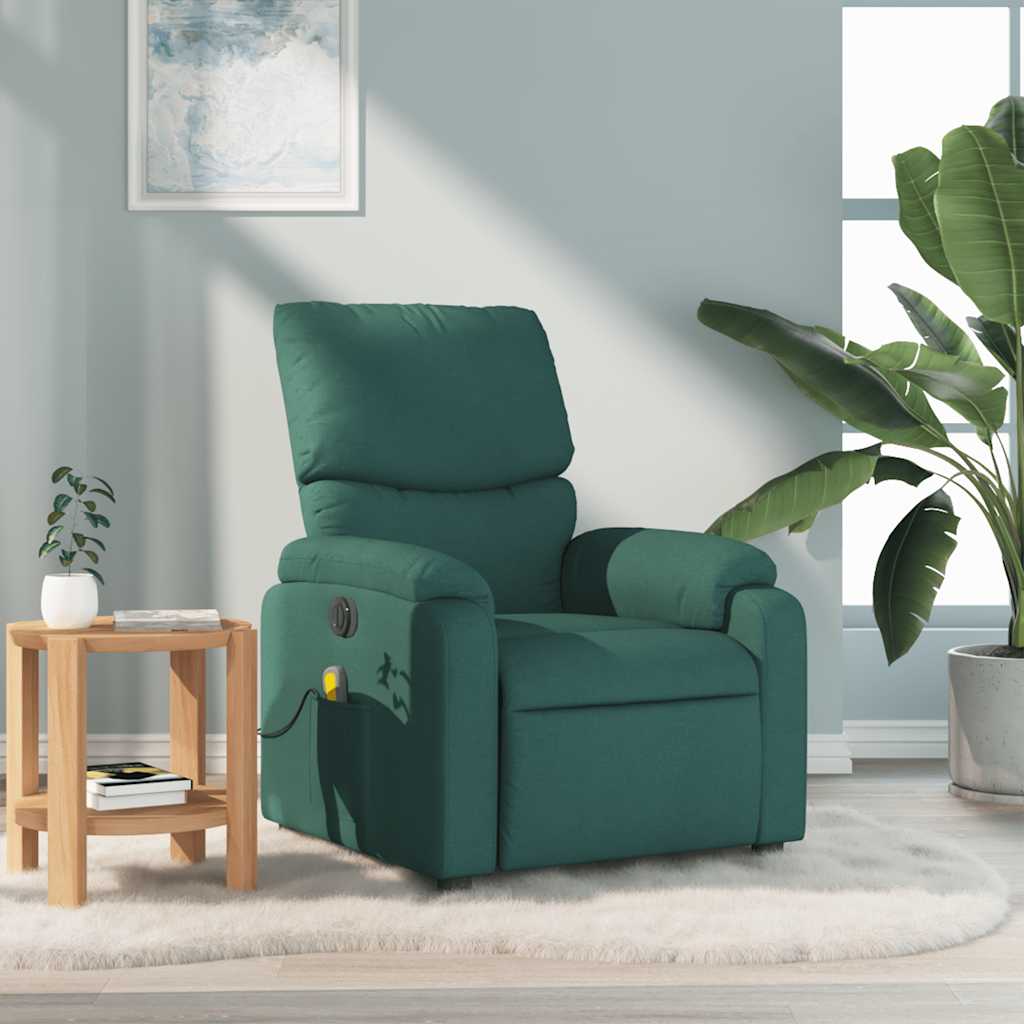 Fauteuil Verstelbaar Stof Donkergroen