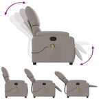 Massagestoel Verstelbaar Stof Taupe