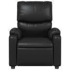 Fauteuil Verstelbaar Kunstleer Zwart