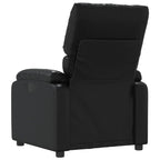 Fauteuil Verstelbaar Kunstleer Zwart