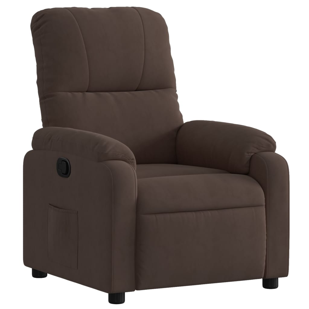 Fauteuil Verstelbaar Microvezelstof Bruin