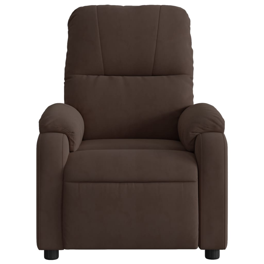 Fauteuil Verstelbaar Microvezelstof Bruin
