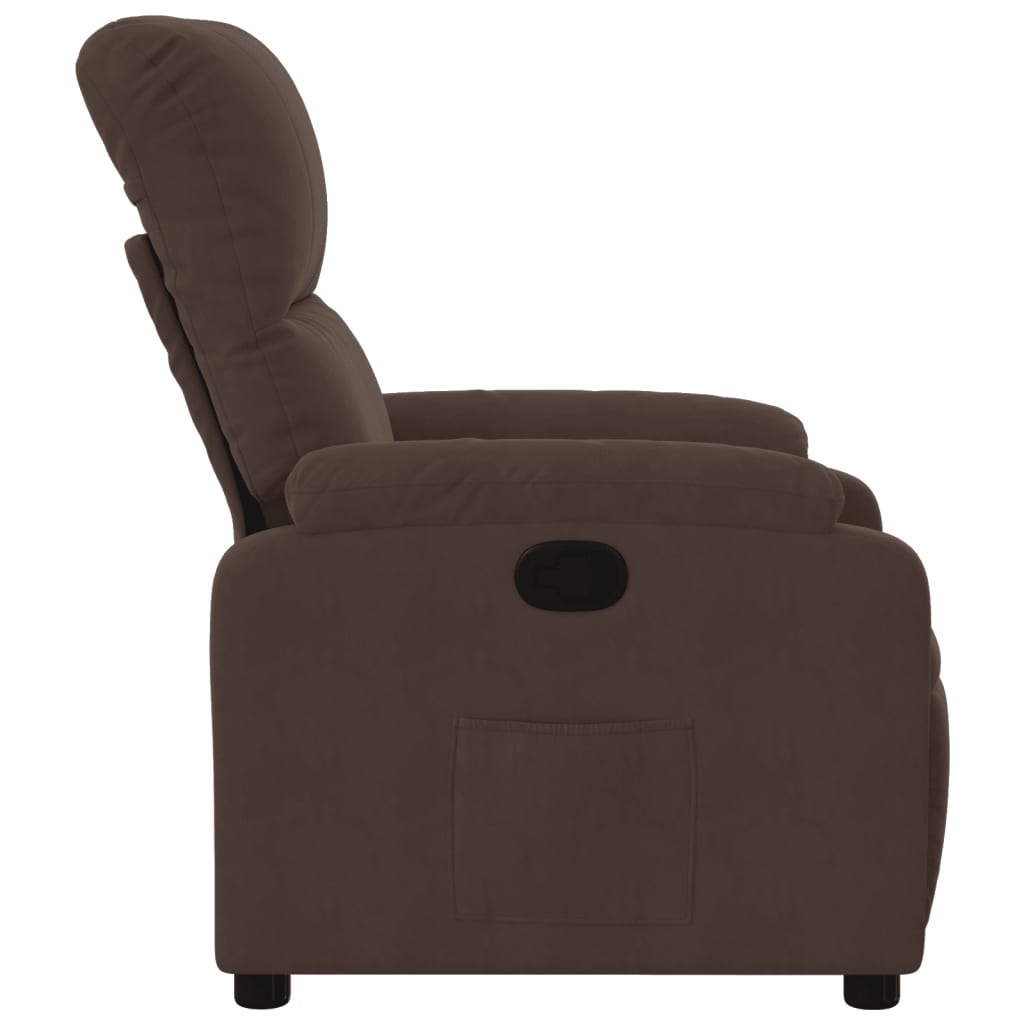 Fauteuil Verstelbaar Microvezelstof Bruin