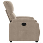Fauteuil Verstelbaar Microvezelstof Taupe