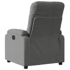 Fauteuil Verstelbaar Microvezelstof Donkergrijs