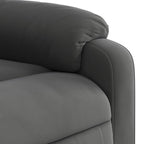 Fauteuil Verstelbaar Microvezelstof Donkergrijs