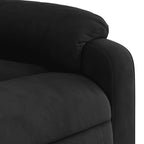 Fauteuil Verstelbaar Microvezelstof Zwart