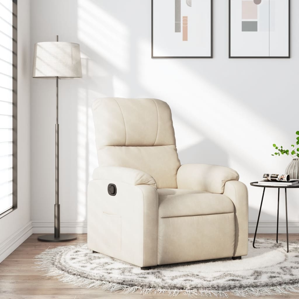 Massagestoel Microvezelstof Beige