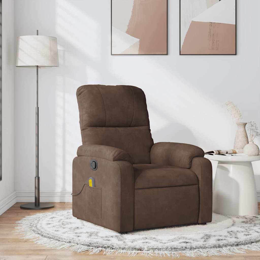 Fauteuil Verstelbaar Microvezelstof Bruin