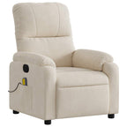 Massagestoel Microvezelstof Beige