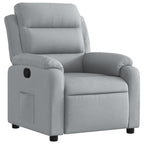 Fauteuil Verstelbaar Stof Lichtgrijs