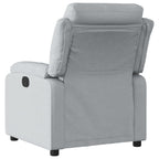 Fauteuil Verstelbaar Stof Lichtgrijs