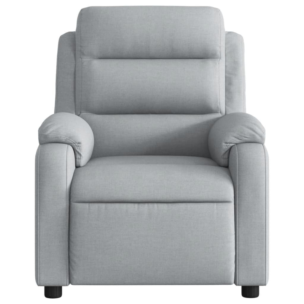 Fauteuil Verstelbaar Stof Lichtgrijs