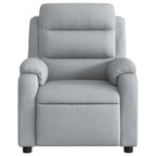 Fauteuil Verstelbaar Stof Lichtgrijs