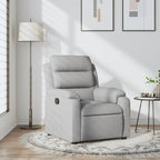 Fauteuil Verstelbaar Stof Lichtgrijs