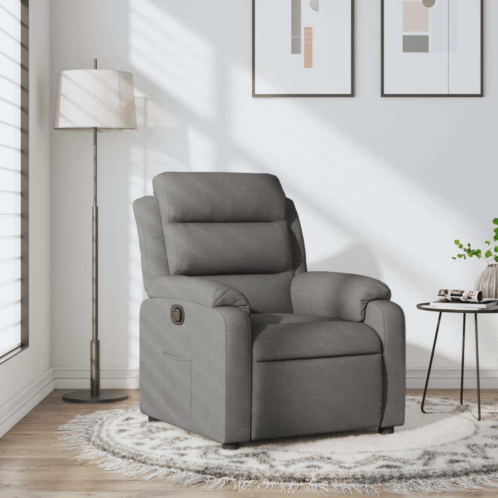 Fauteuil Verstelbaar Stof Donkergrijs